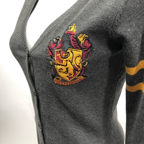 Harry Potter Gryffindor sweater cardigan gray - Picture 6 of 7